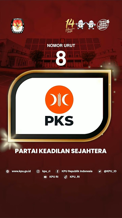 Inilah nomor urut Partai Politik Peserta Pemilu Tahun 2024