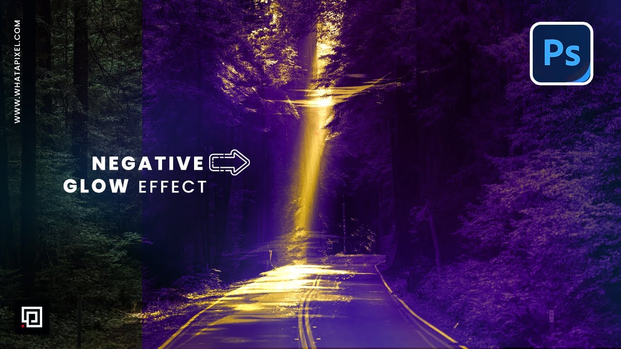 Add Negative Glow Effect to Any Photo | Photoshop Tips & Tricks