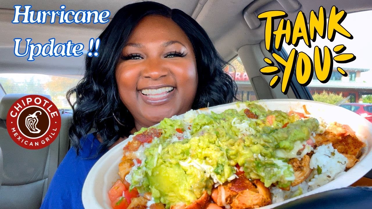 ОБНОВЛЕНИЕ ПО УРАГАНУ МИЛТОН ~ CHIPOTLE MUKBANG