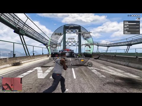 GTA 5 - Franklin's Bridge Epic Rampage + Ten Star Escape