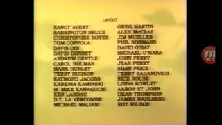 The Smurfs Credits Cartoon Network Narrated Frank Welker Voce-Over 1999
