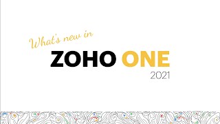 What's new in Zoho One: The Operating System for Business, 2021. screenshot 2