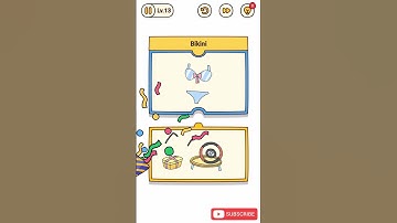 Brain Find Brainstorm Level 13 Bikini Walkthrough