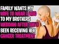 Family Wants My Wife To Wear Wig At Brothers Wedding After Her Cancer Treatment r/AITA