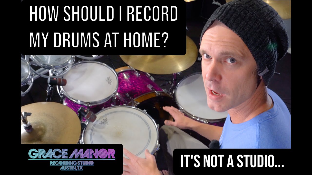 How to record your live drums at home /in your bedroom!
