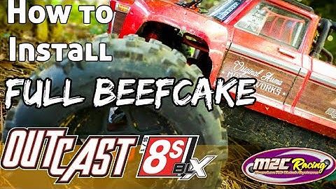 How to Install M2C Arrma Outcast 8s upgrade parts (All Kraton & Outcast 8s parts with Chassis Focus)