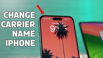 How to Change Carrier Name on ANY iPhone EASY