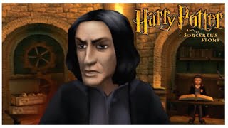 Harry Potter and the Sorcerer's Stone PS2 Walkthrough Part 2 - Defense Against The Dark Arts!