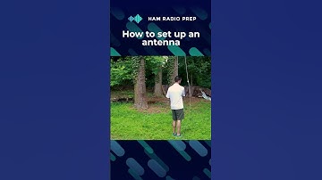 How To Set Up A Ham Radio Antenna #hamradio