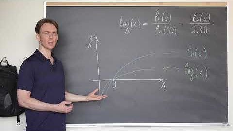 Relationship between Log(x) and Ln(x)