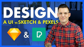 Design a UI with the Pexels Sketch Plugin