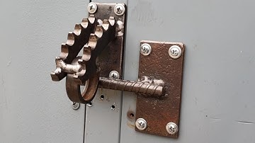 Tự làm chốt cửa tự khóa độc đáo. #TK32 #soncatchannel