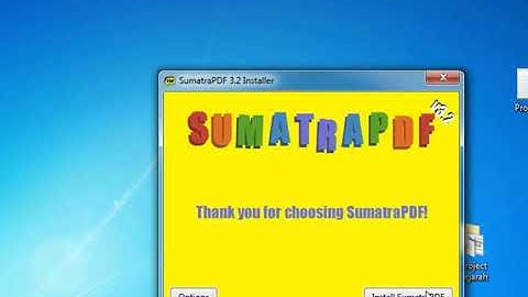 Install Sumatra PDF