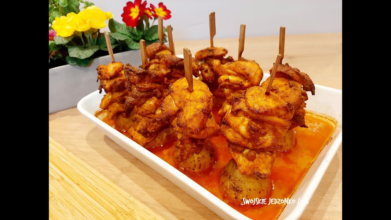 Mini kebaby - pyszny pomysł na obiad #kurczak #kebab #naobiad #prostyprzepis #domowyfastfood