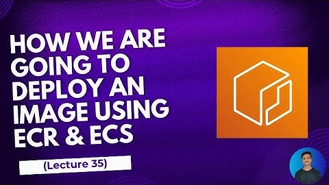 How we are going to deploy an image using ECR & ECS - Docker For Beginner