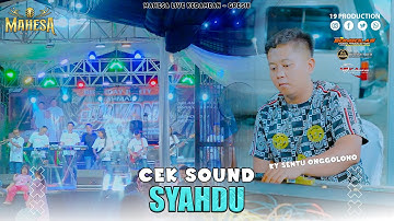 CEK SOUND INSTRUMEN - Mahesa Music Live Kedamean - Gresik