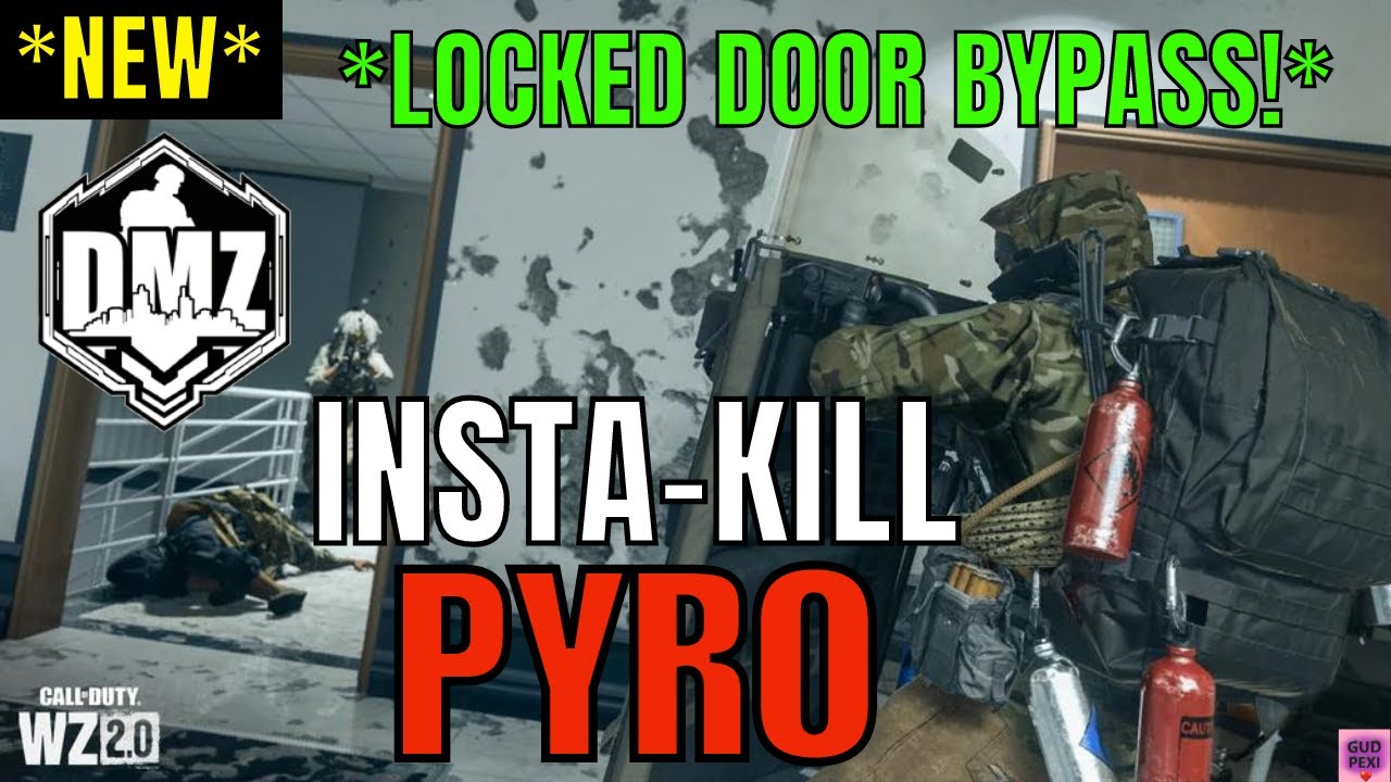 (NEW) DMZ: INSTANTLY KILL THE PYRO BOSS! (& BYPASS LOCKED DOORS!) MODERN WARFARE 2