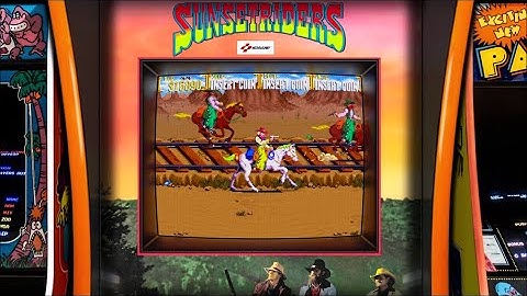 Sunset Riders, Realistic Arcade Bezel using The Mega Bezel Shader