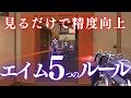 見るだけで精度向上する「エイム5つのルール」