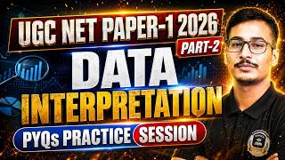 UGC NET Paper 1 2026 | Most Important Data Interpretation PYQs with Solutions Part- 2