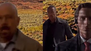 Walter White Running From Patrick Bateman