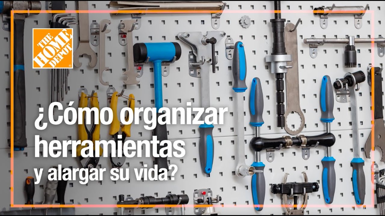 Ordenar herramientas de bricolaje en casa con un panel de pared  personalizado.  Organización de las herramientas, Armario para herramientas,  Depósito en el taller