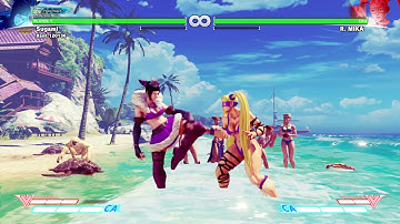 SFV: Juri Randomness - V-Skill Cancel