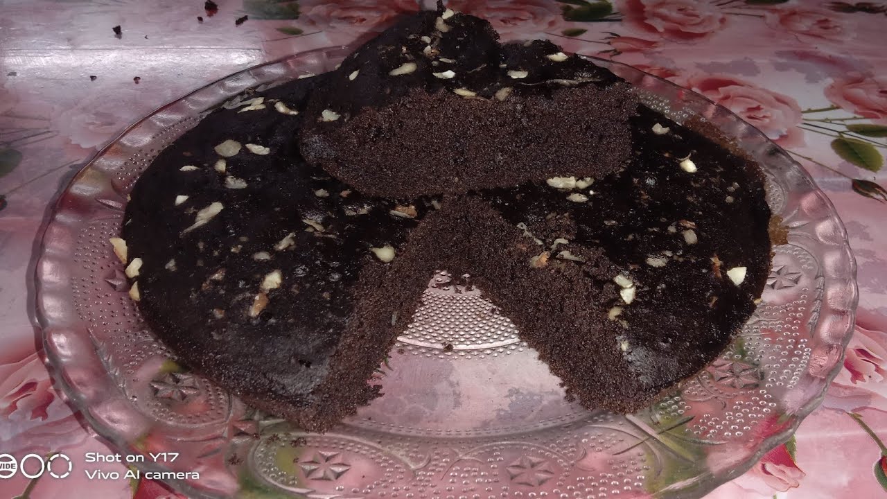 Super easy kadai cake only 3 ingredients // Eggless Chocolate cake in