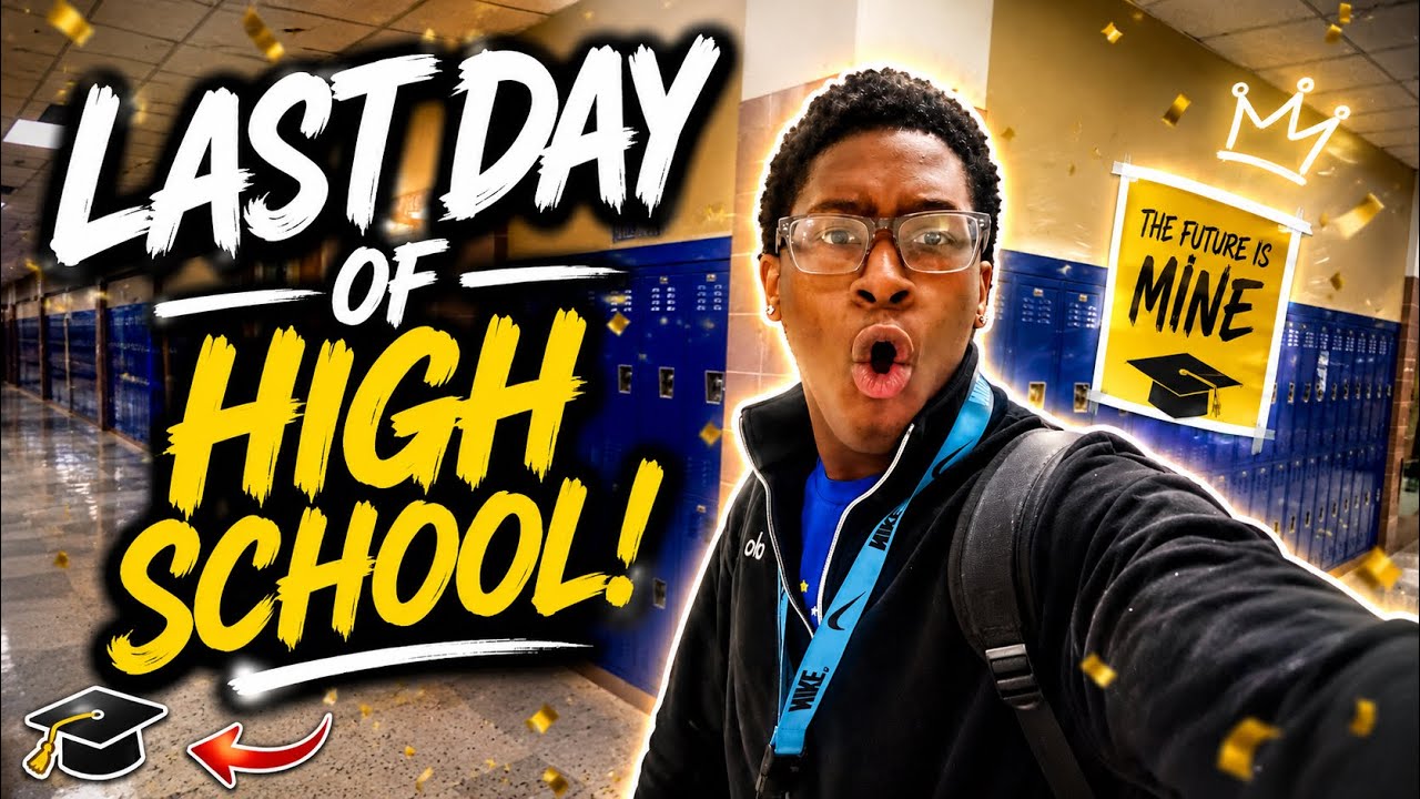 THE LAST DAY OF HIGH SCHOOL (SENIOR VLOG) 🚨 - YouTube