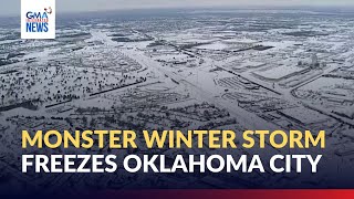 Monster Winter Storm Freezes Oklahoma City Gma Integrated News