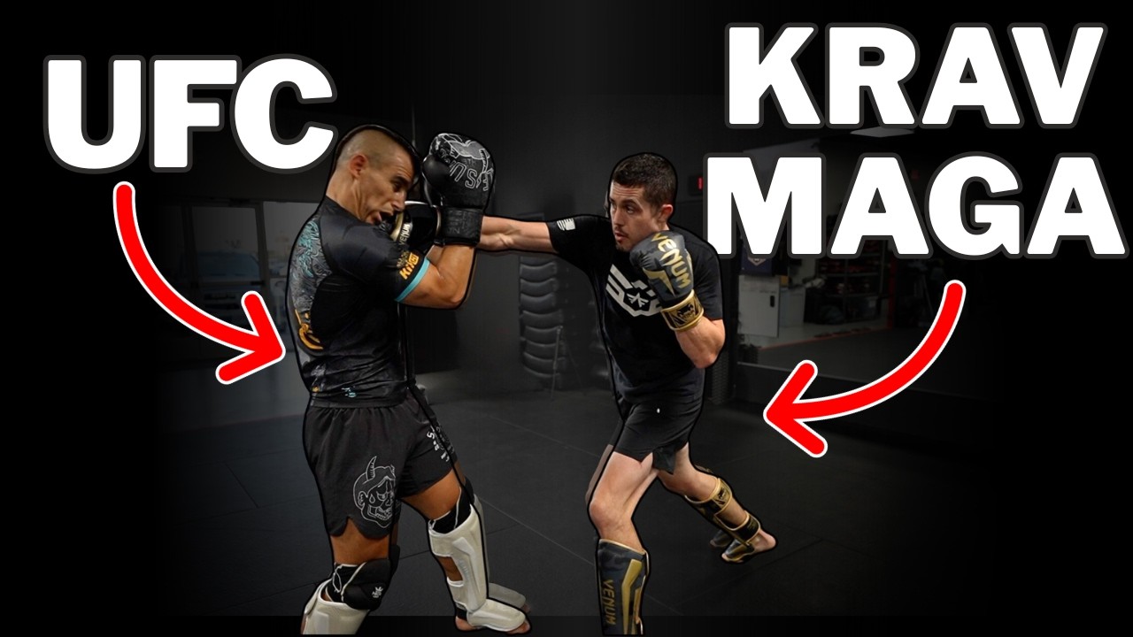 Спарринг бойца UFC против крав-мага