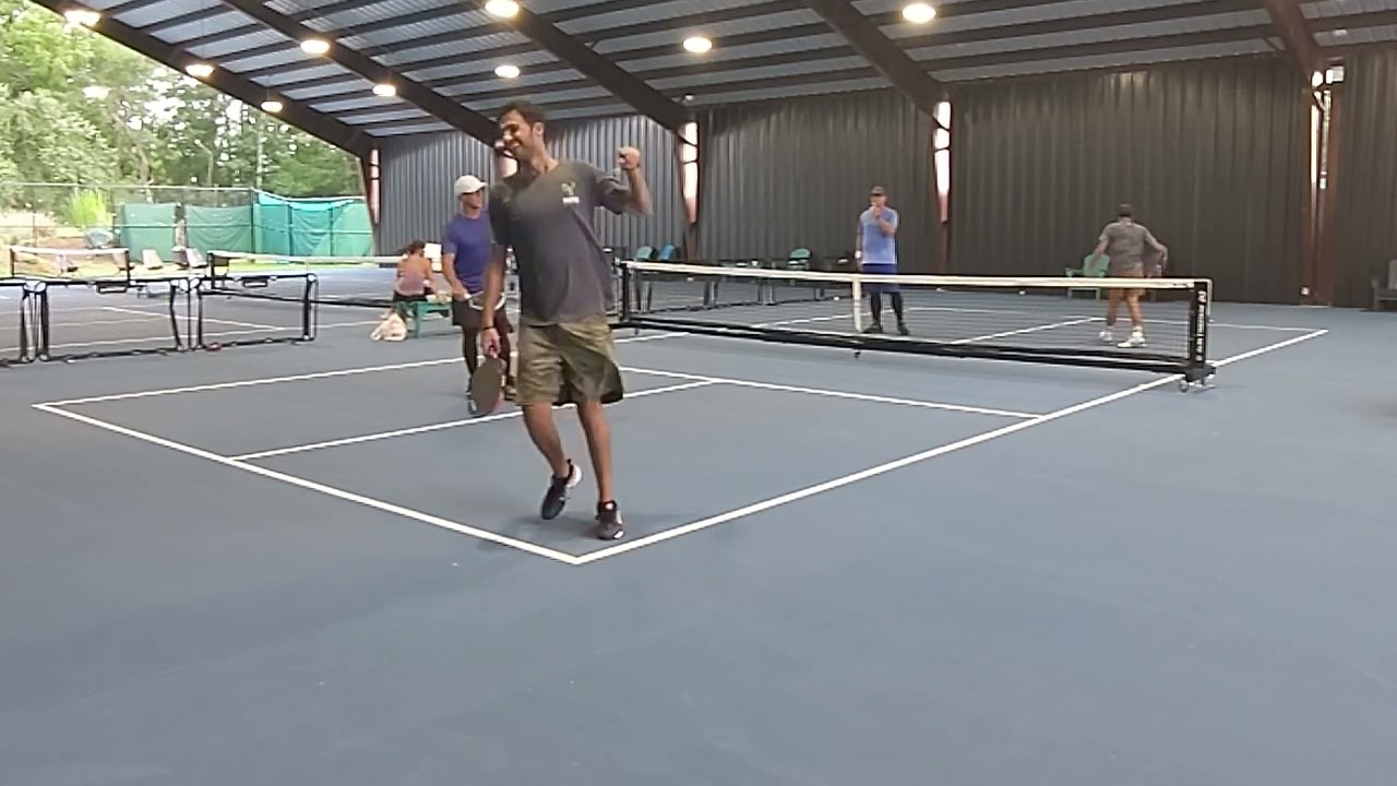 CRAZY BACK-SPIN SLICE! 4.0 Pickleball Rec Game at Litchfield, SC