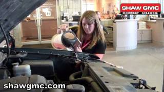 Shaw GMC Service Department: Vehicle Walk Around