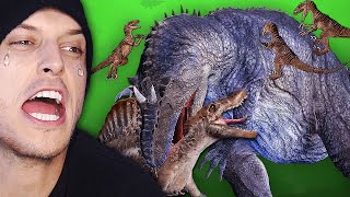 What if ARK's GIGA entered JURASSIC WORLD? (Reaction)