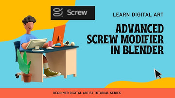 ֍ Blender 3D Animating Tutorial for Engineers in Hindi: Advanced Screw Modifier in Blender֍