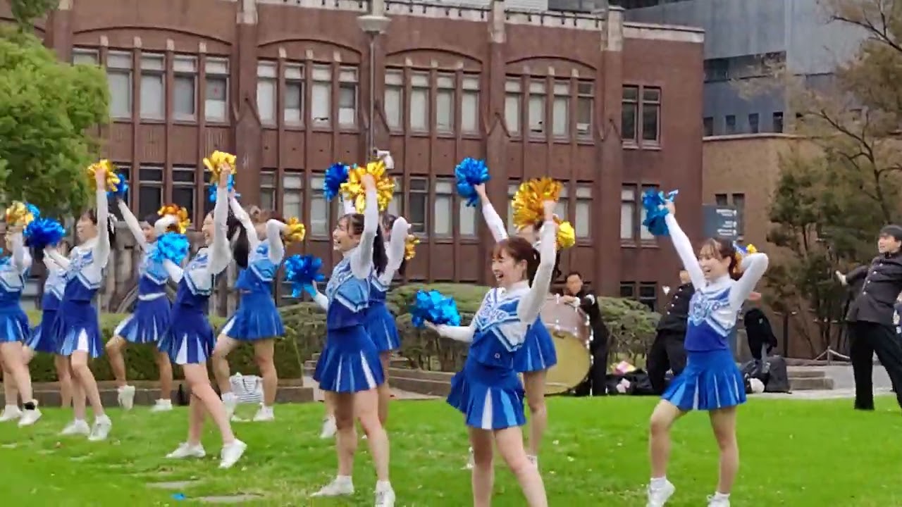 2023年秋、東京大学のサークル応援部です。