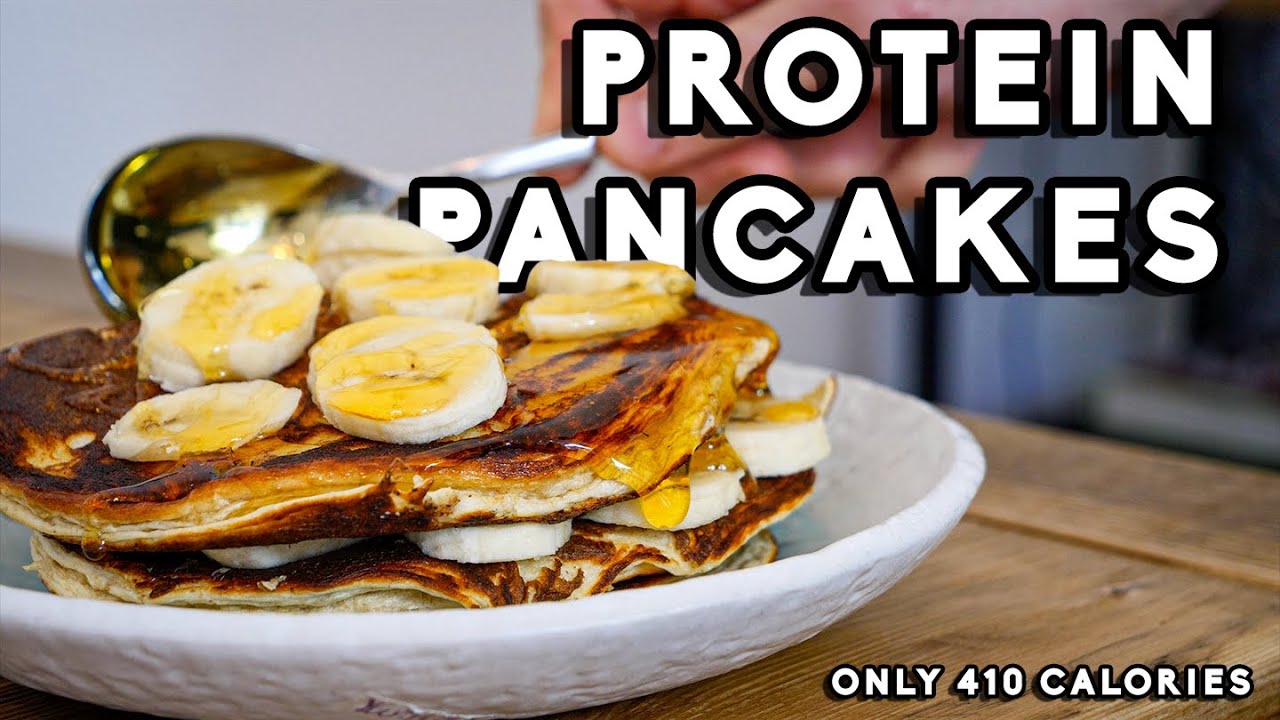 HIGH PROTEIN Buttermilk Pancakes 410 Calories YouTube