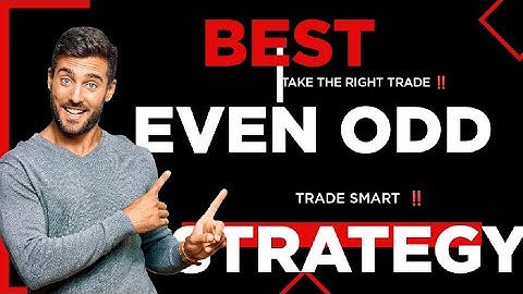 SIMPLE EVEN ODD STRATEGY || WELL EXPLAINED #trending #foryou #trading #stockmarket