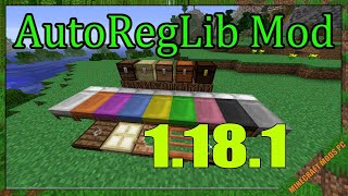 AutoRegLib Mod 1.18.1 & How To Install for Minecraft