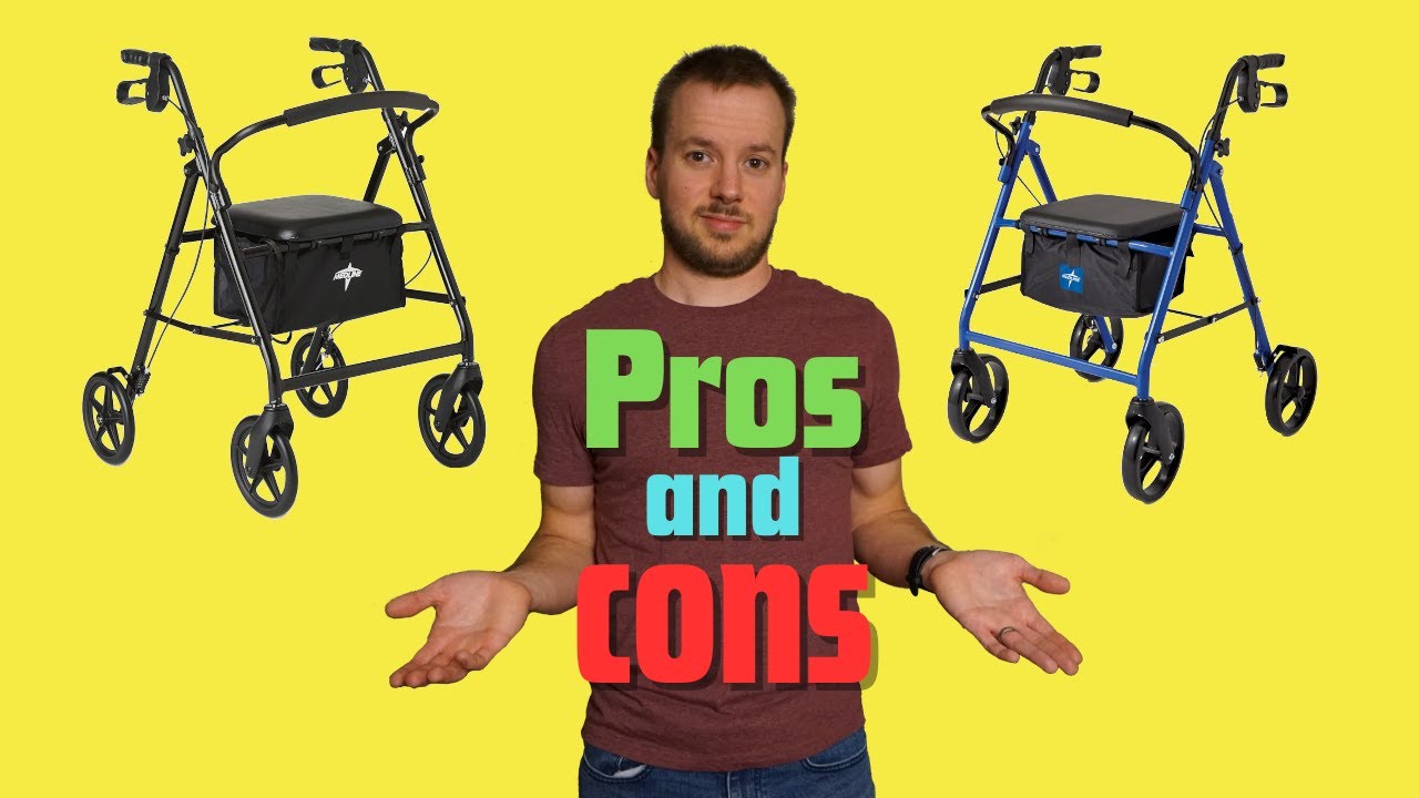 Walker with a seat (Rollators) - Medline Pros and Cons