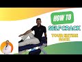 how to SELF CRACK your entire back