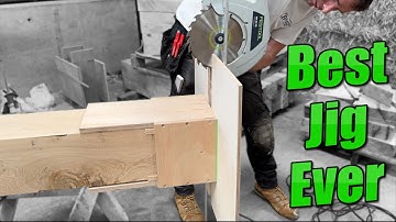 Eerste gebruik van de Timber Frame Tenon Jigs - Fantastisch