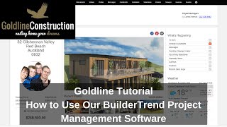 Goldline Client BuilderTrend Tutorial