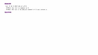 Subgroups 6