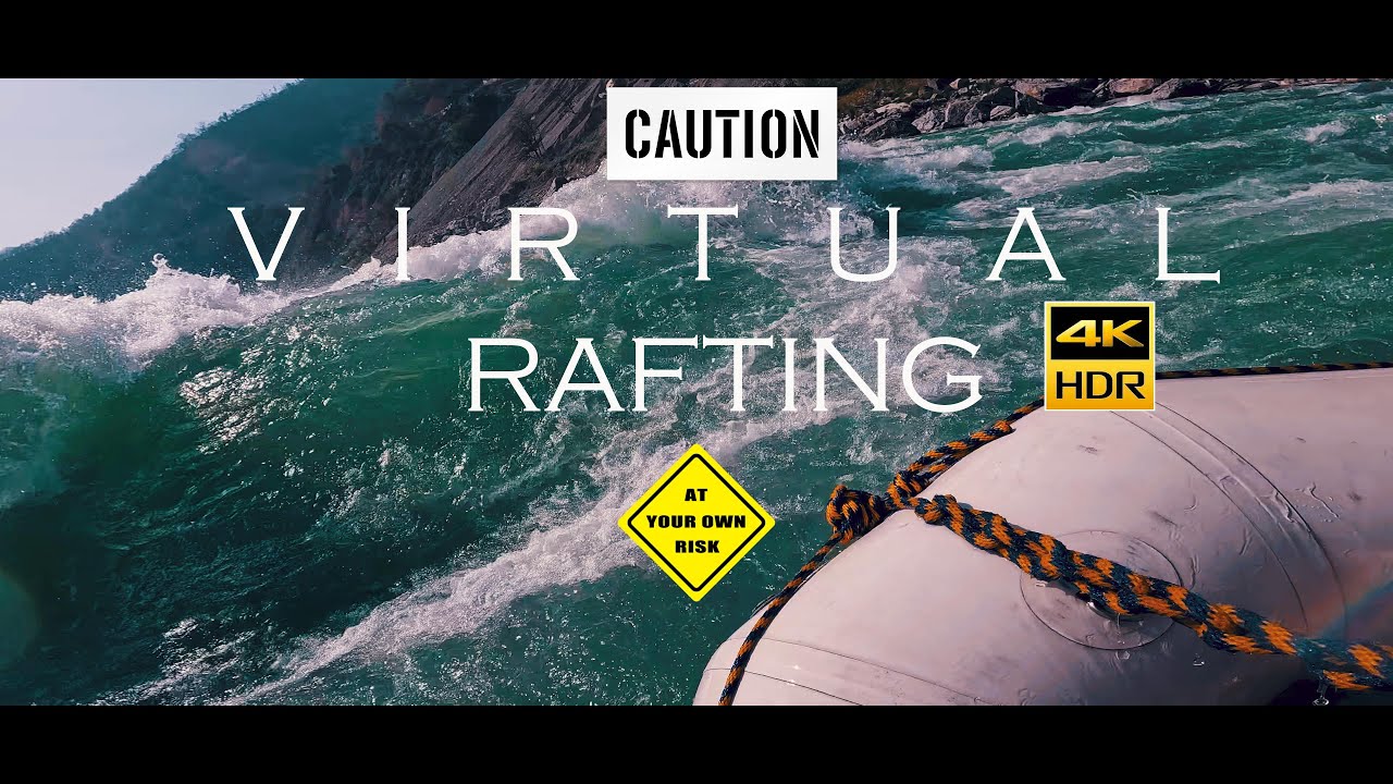 VIRTUAL RAFTING EXPERIENCE | RISHIKESH | 4K | CINEMATIC | DEADLY RAPIDS | DANGEROUS RAFTING | GOPRO