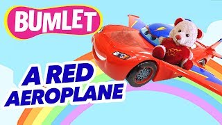 WHO WANTS TO FLY A RED AEROPLANE? BUMLET Original Children&#39;s Rhyme on red Plane | Fun Song For Kids