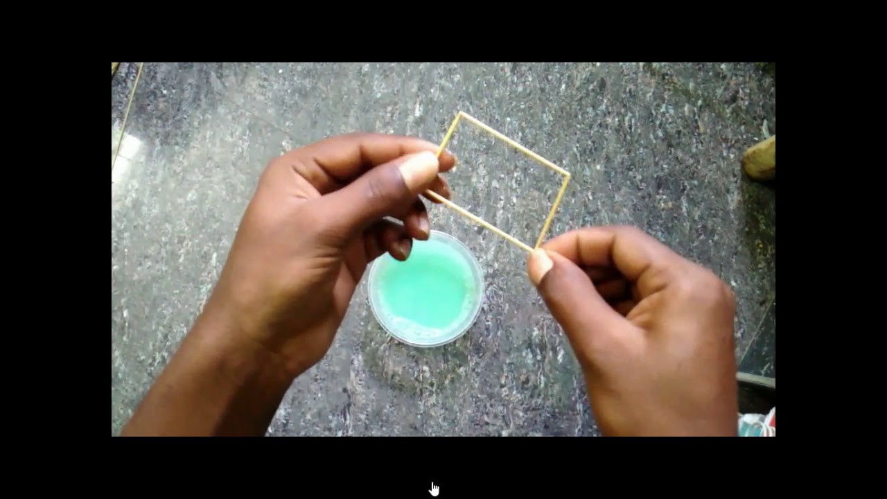 SURFACE TENSION IN TAMIL