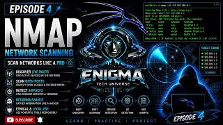 Nmap Tutorial for Beginners 🔥 | Scan Networks Like a Hacker (Episode 4)#Nmap #CyberSecurity