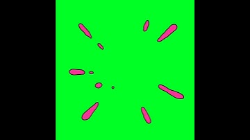 Animated Splash Green Screen Effect Full HD