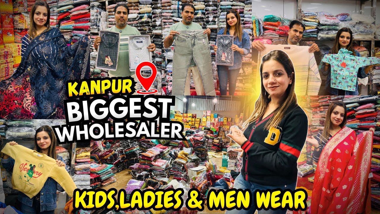 Kids Wear , Ladies Wear , Men Wear Wholesale 😊| Kanpur Wholesale Market | Latest Collection 